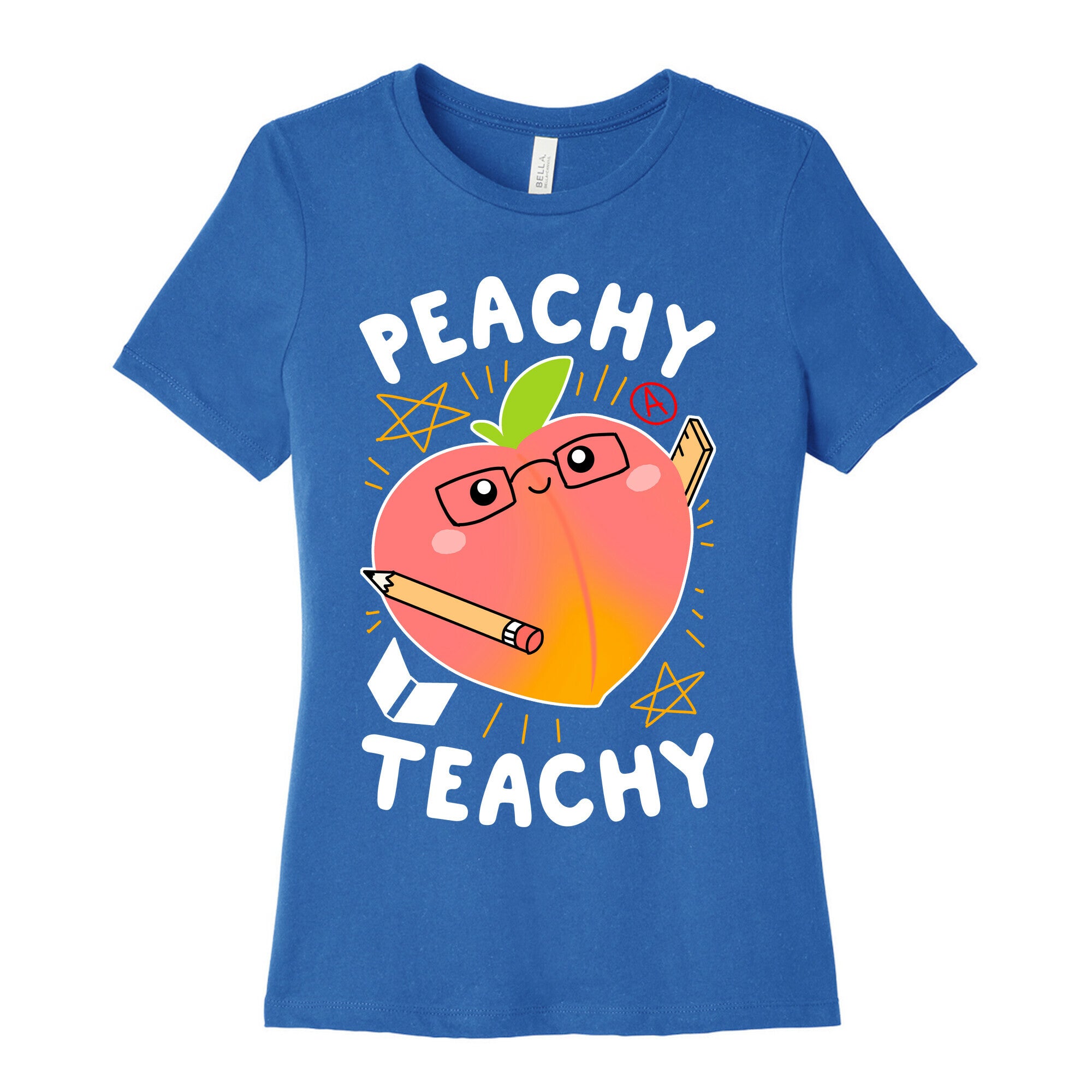 Peachy Teachy Women's Cotton Tee